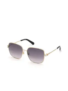 SWAROVSKI Women Square Sunglasses With UV Protected Lens