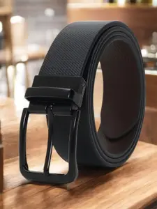 Provogue Men Textured Leather Reversible Formal Belt