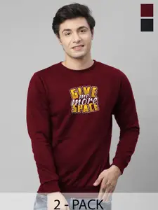 REYA Men Printed Sweatshirt