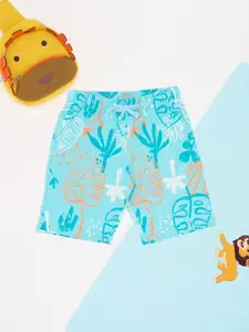 Pantaloons Junior Boys Cotton Printed Regular Fit Shorts