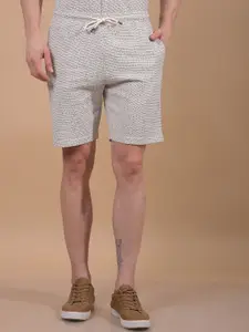 Crimsoune Club Men Self Design Regular Fit Shorts
