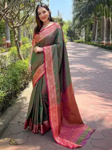 SGF11 Women Design Zari Pure Silk Kanjeevaram Saree