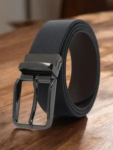 Provogue Men Textured Leather Reversible Formal Belt
