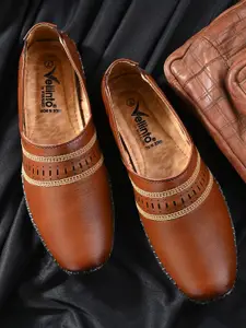 Vellinto Apex Men Perforations Slip-On Mojaris