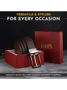 LOOPA Men Leather Formal Belt