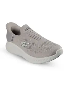 Skechers Go Walk Now Men Mesh Slip-On Running Shoes