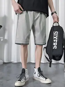 StyleCast Men Typography Printed Shorts