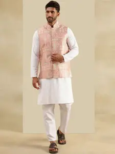 SOJANYA Men Regular Pure Cotton Kurta with Pyjamas