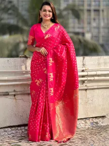 SGF11 Women Pure Silk Handloom Kanjeevaram Saree