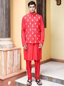 PATR Embroidered Nehru Jackets