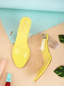 Froh Feet Women Open Toe Block Sandals with Buckles