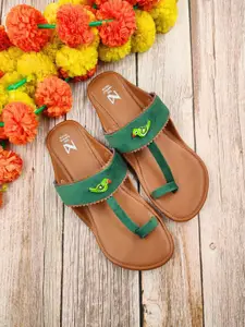 THE MADRAS TRUNK Women Core Kolhapuri  Flats