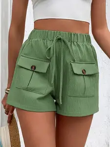 StyleCast Women Solid Regular Fit Above Knee  Shorts