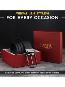 LOOPA Men Leather Reversible Belt