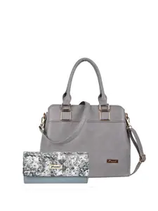 FOMMIL Women Stylish Combo Design Handbag Satchel