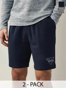 Moda Rapido Men Pack Of 2 Mid-Rise Loose Fit Outdoor Shorts