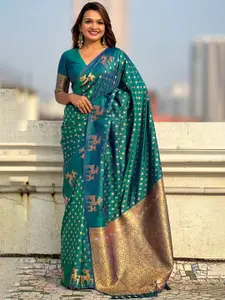 SGF11 Floral Pure Silk Handloom Kanjeevaram Saree
