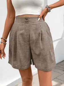 StyleCast Women Regular Fit Mid-Rise Shorts