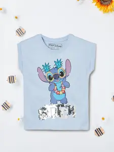 max Kids Girls Graphic Printed Top