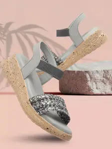 H.M. LADIES FOOTWEAR Women Wedge Heel Sandals