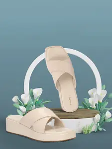 DressBerry Women Open Toe Flats