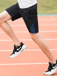 StyleCast Men Striped Regular Fit Running Sports Shorts