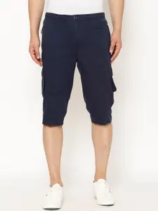 SAPPER Men Mid-Rise Slim Fit Cotton Cargo Shorts