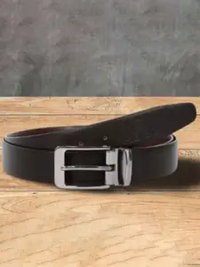 Azibo Men Textured Reversible Wide Belt