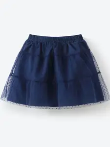 Mark & Mia Girls Polka Dot Design Tiered Knee Length Skirt