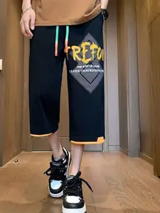 StyleCast Men Typography Printed Shorts