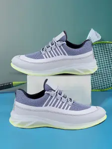 Bxxy Men Mesh Lace-Ups Running Non-Marking Shoes