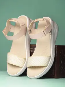 Bata comfit Women High-Top Wedge Sandals