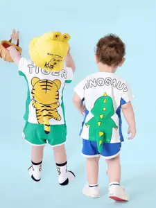 StyleCast x Revolte Boys Printed T-shirt with Shorts