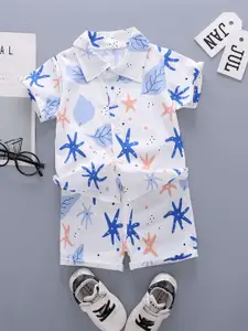 StyleCast x Revolte Boys Printed Short Sleeves Shirt With Shorts