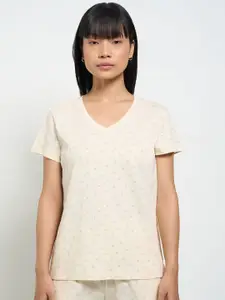 Dreamz by Pantaloons Printed Pure Cotton Lounge Tshirts