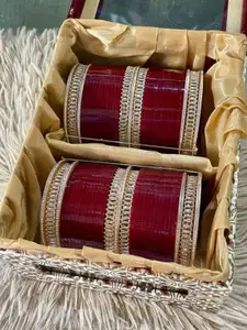 T4 JEWELS Set Of 66 EmbellishedBridalChuda