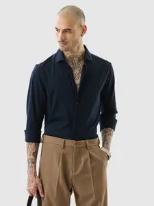 Snitch Men Classic Slim Fit Casual Shirt