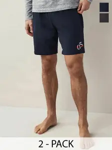 Moda Rapido Men Pack of 2 Regular Fit Mid-Rise Cotton Shorts
