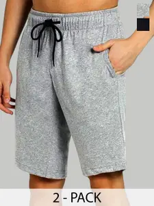 Moda Rapido Men Regular Fit Mid-Rise Cotton Shorts