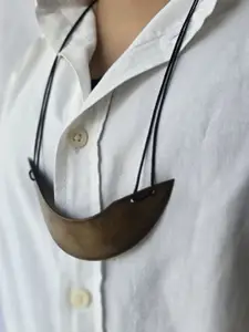 Studio Anviksha Curved Semi Circular Minimal Necklace