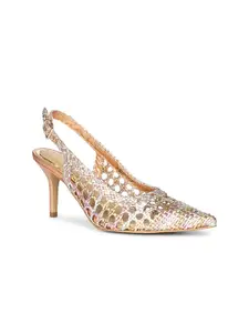 Saint G Leather Stiletto Buckles Pumps