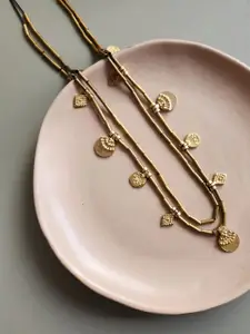 Studio Anviksha Seraphina Brass Layered Necklace