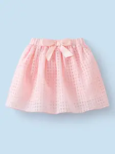 Mark & Mia Girls Checked Flared Knee Length Skirt