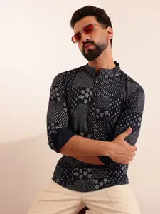 Anouk Men Bandhani Printed Kurta