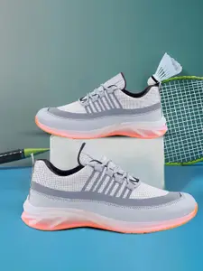 Bxxy Men Mesh Running Free Flyknit Mid-Top Non-Marking Shoes