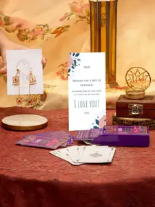 SALTY Stone-Studded & Beaded Floral-Shaped Earrings