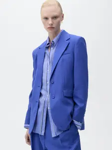 MANGO Single-Breasted Structured Blazer