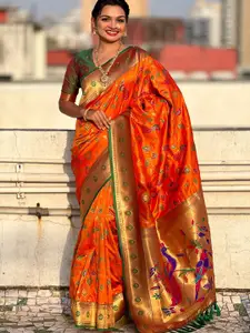 SGF11 Woven Design Zari Pure Silk Designer Kanjeevaram Saree
