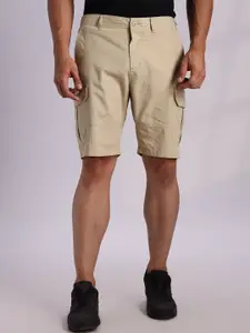 Thomas Scott Men Mid-Rise Slim Fit Cotton Cargo Shorts
