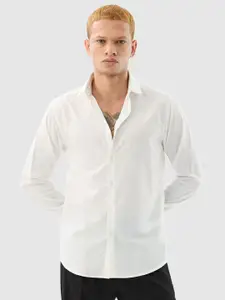 Snitch Men Classic Slim Fit Casual Shirt